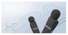 Boya BY-V4U Fot&oacute;-Vide&oacute; kieg&eacute;sz&iacute;tők - Mikrofon - Cs&iacute;ptetős, fej &eacute;s kitűző mikrofon - 524454