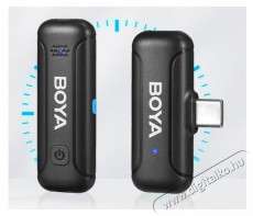 Boya BY-WM3T-U2 Fot&oacute;-Vide&oacute; kieg&eacute;sz&iacute;tők - Mikrofon - Cs&iacute;ptetős, fej &eacute;s kitűző mikrofon - 524452