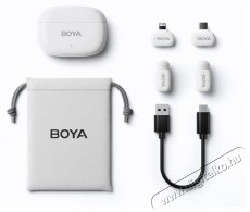 Boya Mini 13 Fot&oacute;-Vide&oacute; kieg&eacute;sz&iacute;tők - Mikrofon - Cs&iacute;ptetős, fej &eacute;s kitűző mikrofon - 524453