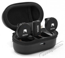 Boya Omic-D-B Fot&oacute;-Vide&oacute; kieg&eacute;sz&iacute;tők - Mikrofon - Cs&iacute;ptetős, fej &eacute;s kitűző mikrofon - 524448