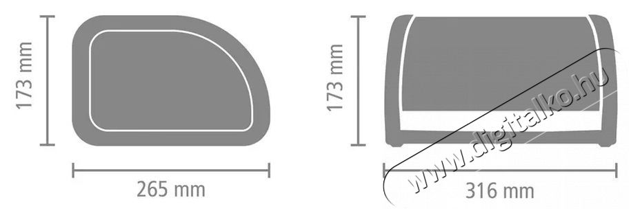 Brabantia Roll Top, matt fekete Konyhai eszk&ouml;z Konyhai term&eacute;kek - Egy&eacute;b / Konyhai kieg&eacute;sz&iacute;tő - 523176