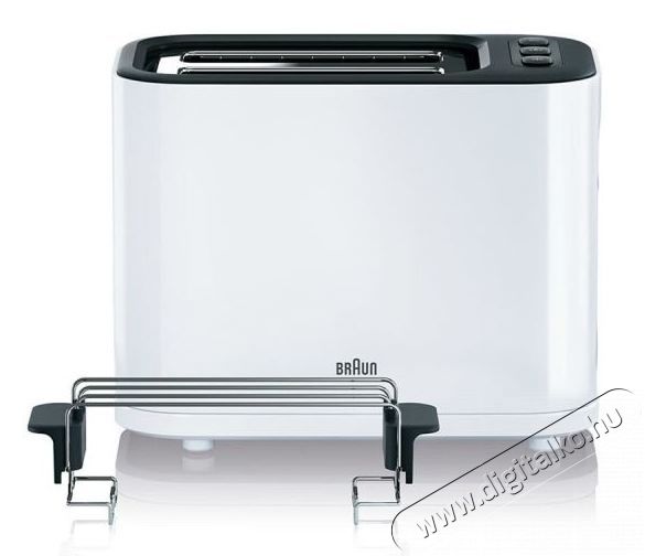 BRAUN HT3010WH keny&eacute;rpir&iacute;t&oacute; - feh&eacute;r Konyhai term&eacute;kek - Konyhai kisg&eacute;p (s&uuml;t&eacute;s / főz&eacute;s / hűt&eacute;s / &eacute;telk&eacute;sz&iacute;t&eacute;s) - Keny&eacute;rpir&iacute;t&oacute; - 353750