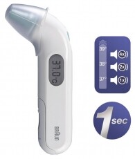 BRAUN IRT3030 ThermoScan 3 infrav&ouml;r&ouml;s f&uuml;lhőm&eacute;rő - Sz&eacute;ps&eacute;g&aacute;pol&aacute;s / Eg&eacute;szs&eacute;g - L&aacute;zm&eacute;rő - 331103