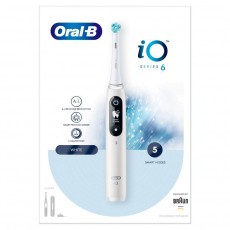 BRAUN Oral-B iO6 elektromos fogkefe feh&eacute;r Sz&eacute;ps&eacute;g&aacute;pol&aacute;s / Eg&eacute;szs&eacute;g - Sz&aacute;j / fog &aacute;pol&aacute;s - Elektromos fogkefe - 372257