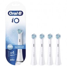 BRAUN Oral-B iO Ultimate Clean elektromos fogkefefej 4 db - feh&eacute;r Sz&eacute;ps&eacute;g&aacute;pol&aacute;s / Eg&eacute;szs&eacute;g - Sz&aacute;j / fog &aacute;pol&aacute;s - Kieg&eacute;sz&iacute;tő - 372255