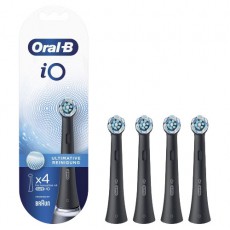 BRAUN Oral-B iO Ultimate Clean elektromos fogkefefej 4db - fekete Sz&eacute;ps&eacute;g&aacute;pol&aacute;s / Eg&eacute;szs&eacute;g - Sz&aacute;j / fog &aacute;pol&aacute;s - Kieg&eacute;sz&iacute;tő - 372256