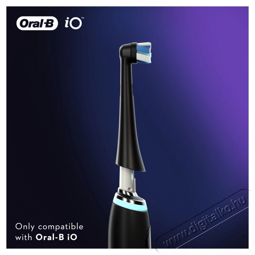 BRAUN Oral-B iO Ultimate Clean elektromos fogkefefej 4db - fekete Sz&eacute;ps&eacute;g&aacute;pol&aacute;s / Eg&eacute;szs&eacute;g - Sz&aacute;j / fog &aacute;pol&aacute;s - Kieg&eacute;sz&iacute;tő - 372256