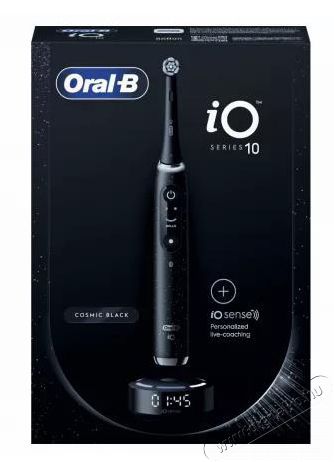 BRAUN Oral-B iO10 elektromos fogkefe Cosmic Black Sz&eacute;ps&eacute;g&aacute;pol&aacute;s / Eg&eacute;szs&eacute;g - Sz&aacute;j / fog &aacute;pol&aacute;s - Elektromos fogkefe - 399910