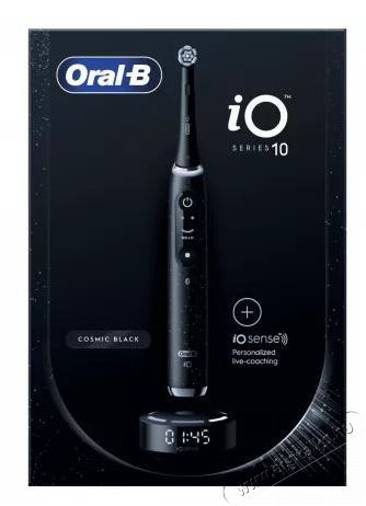 BRAUN Oral-B iO10 elektromos fogkefe Cosmic Black Sz&eacute;ps&eacute;g&aacute;pol&aacute;s / Eg&eacute;szs&eacute;g - Sz&aacute;j / fog &aacute;pol&aacute;s - Elektromos fogkefe - 399910
