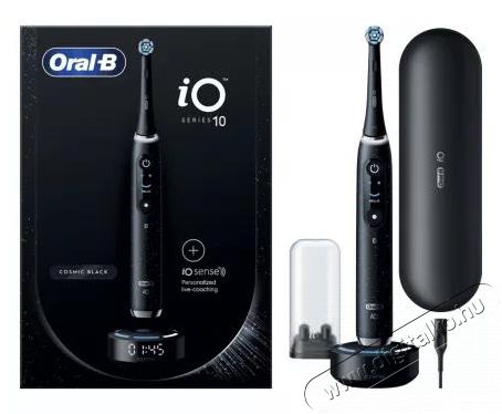 BRAUN Oral-B iO10 elektromos fogkefe Cosmic Black Sz&eacute;ps&eacute;g&aacute;pol&aacute;s / Eg&eacute;szs&eacute;g - Sz&aacute;j / fog &aacute;pol&aacute;s - Elektromos fogkefe - 399910