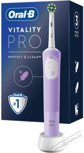BRAUN Oral-B D103 elektromos fogkefe Vitality Lila Sz&eacute;ps&eacute;g&aacute;pol&aacute;s / Eg&eacute;szs&eacute;g - Sz&aacute;j / fog &aacute;pol&aacute;s - Elektromos fogkefe - 399687
