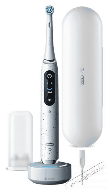 BRAUN Oral-B iO10 Stardust elektromos fogkefe - feh&eacute;r Sz&eacute;ps&eacute;g&aacute;pol&aacute;s / Eg&eacute;szs&eacute;g - Sz&aacute;j / fog &aacute;pol&aacute;s - Elektromos fogkefe - 399370