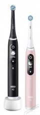 BRAUN Oral-B iO6 elektromos fogkefe DuoPack White + Pink Sz&eacute;ps&eacute;g&aacute;pol&aacute;s / Eg&eacute;szs&eacute;g - Sz&aacute;j / fog &aacute;pol&aacute;s - Elektromos fogkefe - 399342