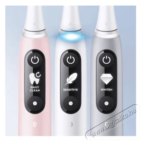 BRAUN Oral-B iO6 elektromos fogkefe DuoPack White + Pink Sz&eacute;ps&eacute;g&aacute;pol&aacute;s / Eg&eacute;szs&eacute;g - Sz&aacute;j / fog &aacute;pol&aacute;s - Elektromos fogkefe - 399342