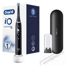 BRAUN Oral-B iO6 elektromos fogkefe - fekete Sz&eacute;ps&eacute;g&aacute;pol&aacute;s / Eg&eacute;szs&eacute;g - Sz&aacute;j / fog &aacute;pol&aacute;s - Elektromos fogkefe - 399371