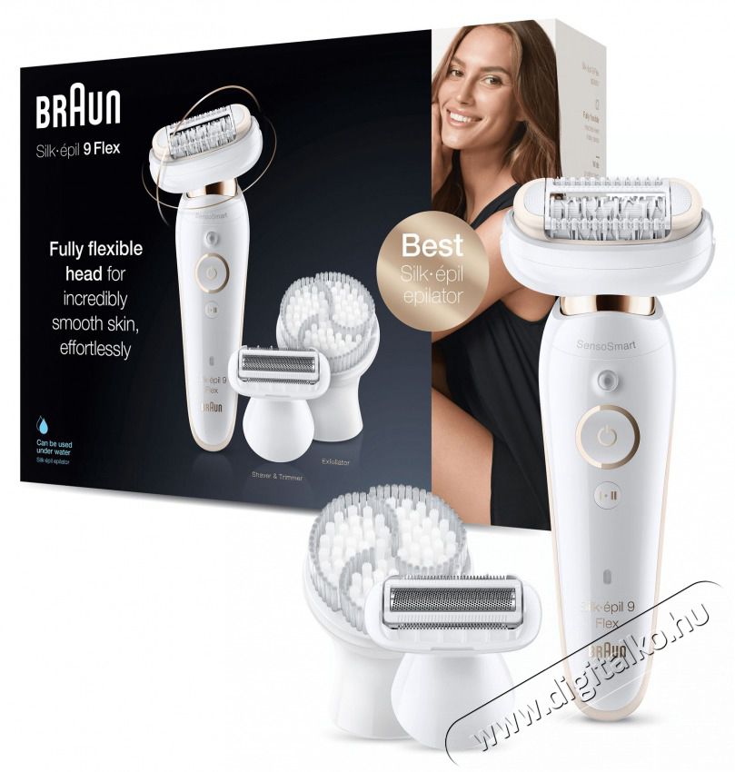 BRAUN SES 9030 EPIL&Aacute;TOR Sz&eacute;ps&eacute;g&aacute;pol&aacute;s / Eg&eacute;szs&eacute;g - Szőrtelen&iacute;tő / borotva - Női szőrtelen&iacute;tő - 477055
