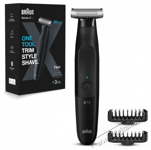 BRAUN Series XT3100 borotva,trimmelő,form&aacute;z&oacute; Sz&eacute;ps&eacute;g&aacute;pol&aacute;s / Eg&eacute;szs&eacute;g - Szőrtelen&iacute;tő / borotva - F&eacute;rfi borotva - 494278