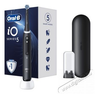 BRAUN Oral-B iO5 elektromos fogkefe Matt Black Sz&eacute;ps&eacute;g&aacute;pol&aacute;s / Eg&eacute;szs&eacute;g - Sz&aacute;j / fog &aacute;pol&aacute;s - Elektromos fogkefe - 399912