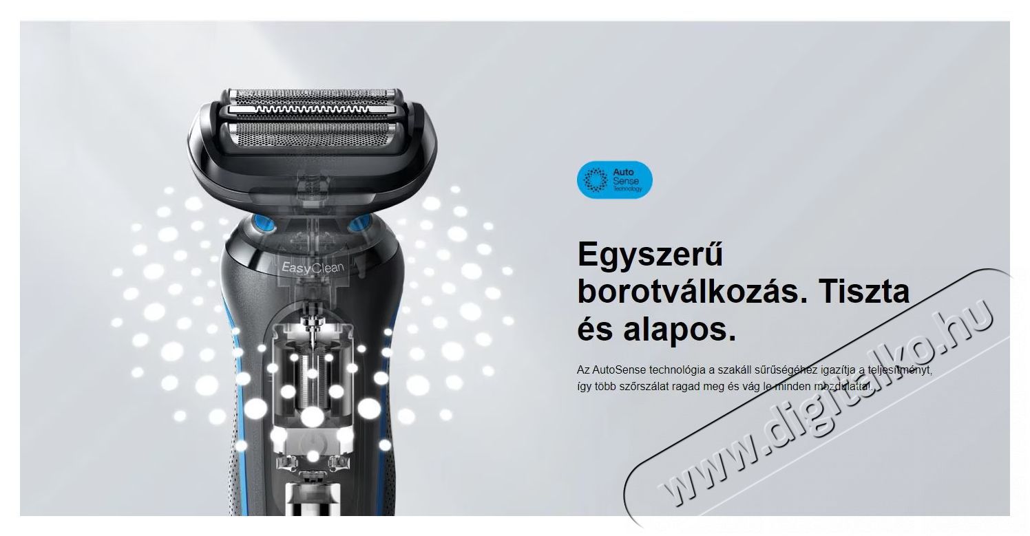 BRAUN 51-B1000S BOROTVA Sz&eacute;ps&eacute;g&aacute;pol&aacute;s / Eg&eacute;szs&eacute;g - Szőrtelen&iacute;tő / borotva - F&eacute;rfi borotva - 399349