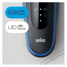 BRAUN 51-B1000S BOROTVA Sz&eacute;ps&eacute;g&aacute;pol&aacute;s / Eg&eacute;szs&eacute;g - Szőrtelen&iacute;tő / borotva - F&eacute;rfi borotva - 399349
