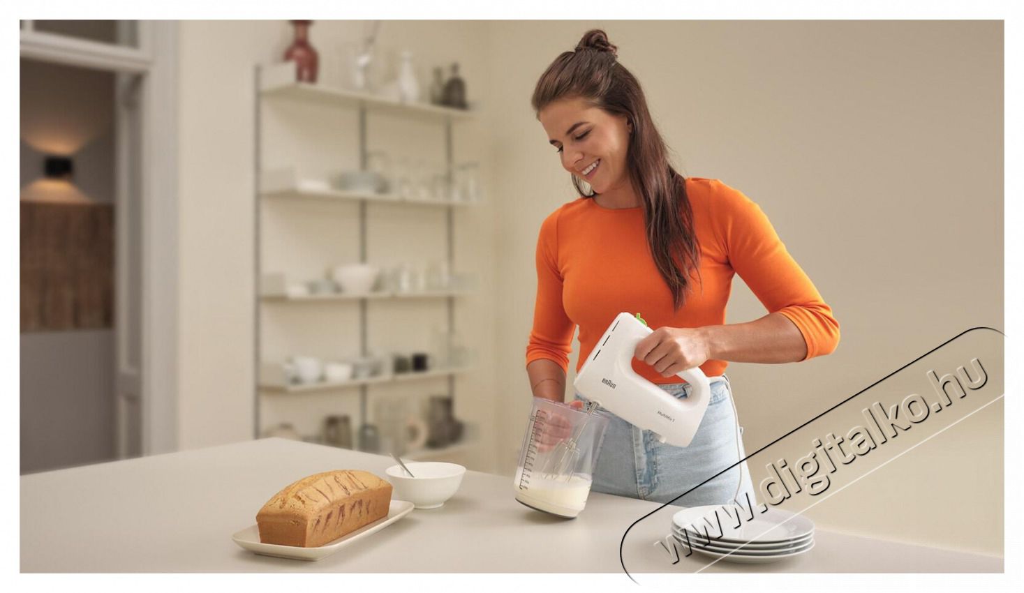 BRAUN HM1110WH k&eacute;zi mixer, feh&eacute;r Konyhai term&eacute;kek - Konyhai kisg&eacute;p (elők&eacute;sz&iacute;t&eacute;s / feldolgoz&aacute;s) - K&eacute;zi mixer - 500914