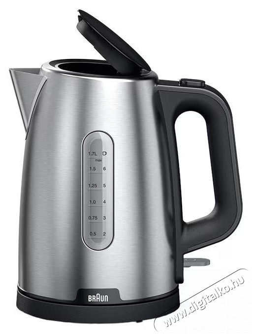 BRAUN WK1500BK v&iacute;zforral&oacute;, rozsdamentes ac&eacute;l, fekete Konyhai term&eacute;kek - V&iacute;zforral&oacute; / teafőző - 500915