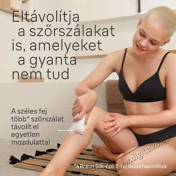 BRAUN Silk&middot;&eacute;pil 7 7-030 Epil&aacute;tor Feh&eacute;r/r&oacute;zsasz&iacute;n Sz&eacute;ps&eacute;g&aacute;pol&aacute;s / Eg&eacute;szs&eacute;g - Szőrtelen&iacute;tő / borotva - Női szőrtelen&iacute;tő - 501028