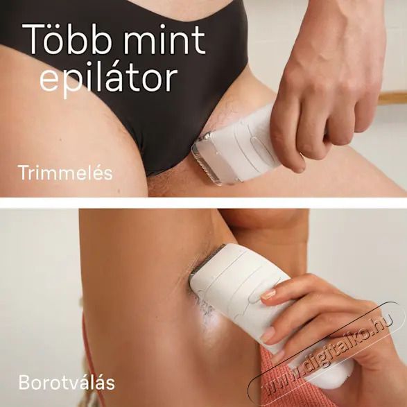 BRAUN Silk&middot;&eacute;pil 7 7-030 Epil&aacute;tor Feh&eacute;r/r&oacute;zsasz&iacute;n Sz&eacute;ps&eacute;g&aacute;pol&aacute;s / Eg&eacute;szs&eacute;g - Szőrtelen&iacute;tő / borotva - Női szőrtelen&iacute;tő - 501028