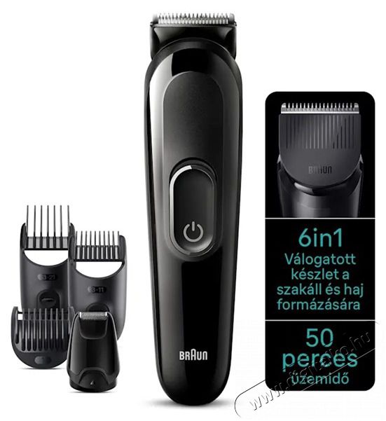 BRAUN MGK3410 multifunkci&oacute;s testszőrzet &aacute;pol&oacute; Sz&eacute;ps&eacute;g&aacute;pol&aacute;s / Eg&eacute;szs&eacute;g - Szőrtelen&iacute;tő / borotva - F&eacute;rfi borotva - 501918