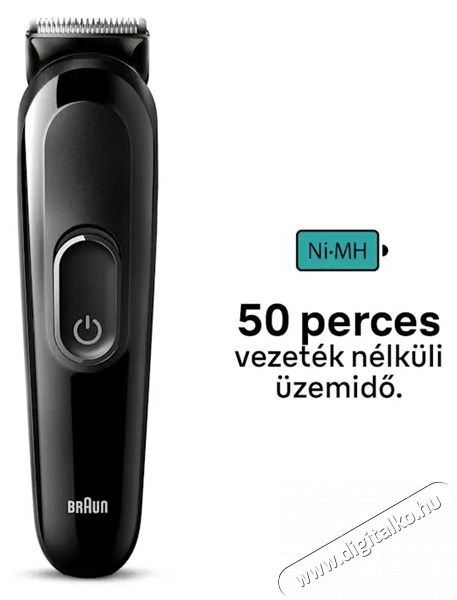 BRAUN MGK3410 multifunkci&oacute;s testszőrzet &aacute;pol&oacute; Sz&eacute;ps&eacute;g&aacute;pol&aacute;s / Eg&eacute;szs&eacute;g - Szőrtelen&iacute;tő / borotva - F&eacute;rfi borotva - 501918
