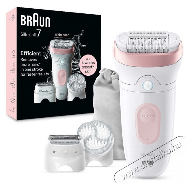 BRAUN SE7-060 epil&aacute;tor Sz&eacute;ps&eacute;g&aacute;pol&aacute;s / Eg&eacute;szs&eacute;g - Szőrtelen&iacute;tő / borotva - Női szőrtelen&iacute;tő - 501814