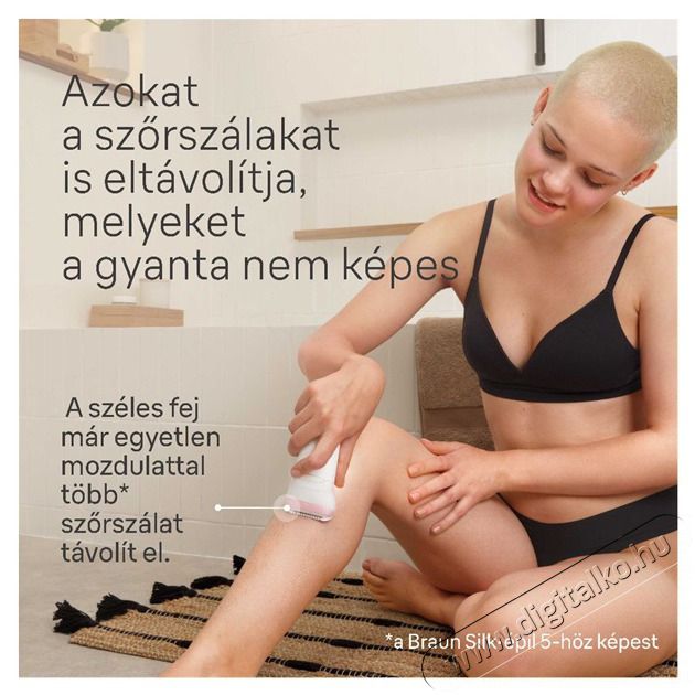 BRAUN SE7-060 epil&aacute;tor Sz&eacute;ps&eacute;g&aacute;pol&aacute;s / Eg&eacute;szs&eacute;g - Szőrtelen&iacute;tő / borotva - Női szőrtelen&iacute;tő - 501814