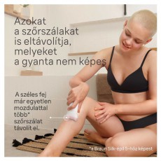 BRAUN SE7-060 epil&aacute;tor Sz&eacute;ps&eacute;g&aacute;pol&aacute;s / Eg&eacute;szs&eacute;g - Szőrtelen&iacute;tő / borotva - Női szőrtelen&iacute;tő - 501814