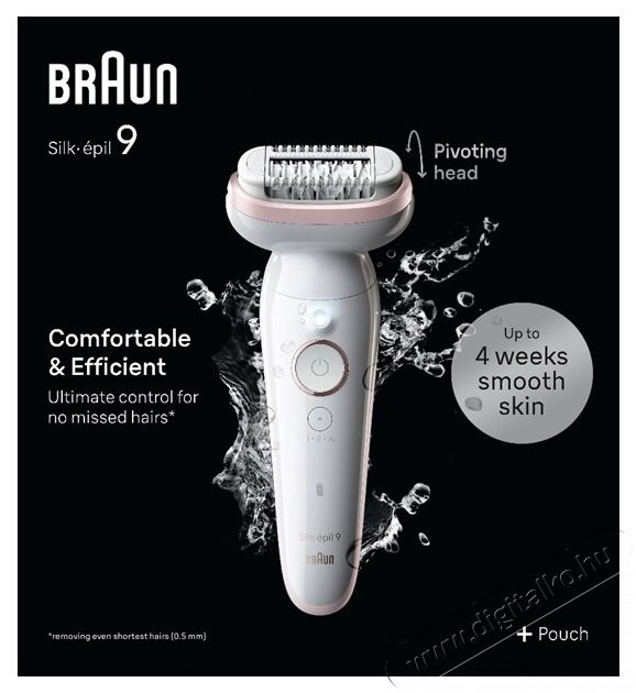 BRAUN SES9-000 epil&aacute;tor Sz&eacute;ps&eacute;g&aacute;pol&aacute;s / Eg&eacute;szs&eacute;g - Szőrtelen&iacute;tő / borotva - Női szőrtelen&iacute;tő - 501812