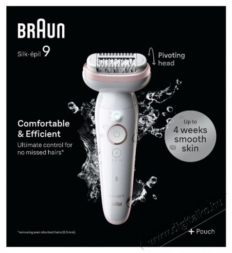 BRAUN SES9-000 epil&aacute;tor Sz&eacute;ps&eacute;g&aacute;pol&aacute;s / Eg&eacute;szs&eacute;g - Szőrtelen&iacute;tő / borotva - Női szőrtelen&iacute;tő - 501812
