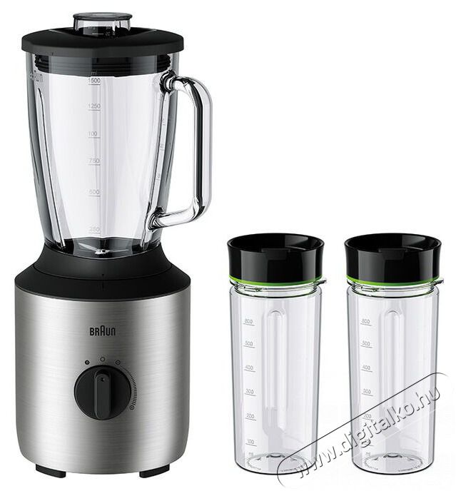 BRAUN JB3272SI ez&uuml;st turmixg&eacute;p Konyhai term&eacute;kek - Konyhai kisg&eacute;p (elők&eacute;sz&iacute;t&eacute;s / feldolgoz&aacute;s) - Turmixg&eacute;p - 502417