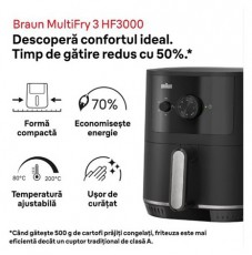 BRAUN HF3000 FORR&Oacute;LEVEGŐS S&Uuml;TŐ Konyhai term&eacute;kek - Konyhai kisg&eacute;p (s&uuml;t&eacute;s / főz&eacute;s / hűt&eacute;s / &eacute;telk&eacute;sz&iacute;t&eacute;s) - L&eacute;gkever&eacute;ses főzőg&eacute;p / elektromos kukta / multifunkci&oacute;s s&uuml;tő - 502913