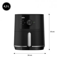 BRAUN HF3000 FORR&Oacute;LEVEGŐS S&Uuml;TŐ Konyhai term&eacute;kek - Konyhai kisg&eacute;p (s&uuml;t&eacute;s / főz&eacute;s / hűt&eacute;s / &eacute;telk&eacute;sz&iacute;t&eacute;s) - L&eacute;gkever&eacute;ses főzőg&eacute;p / elektromos kukta / multifunkci&oacute;s s&uuml;tő - 502913