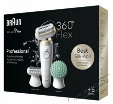 BRAUN Silk-&eacute;pil 9 Flex 9-071 3D, feh&eacute;r/arany Sz&eacute;ps&eacute;g&aacute;pol&aacute;s / Eg&eacute;szs&eacute;g - Szőrtelen&iacute;tő / borotva - Női szőrtelen&iacute;tő - 503124