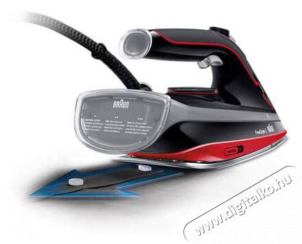 BRAUN FreeStyle 5 SI5057RD fekete-piros gőz&ouml;lős vasal&oacute; H&aacute;ztart&aacute;s / Otthon / K&uuml;lt&eacute;r - Vasal&oacute; - Vasal&oacute; - 505146