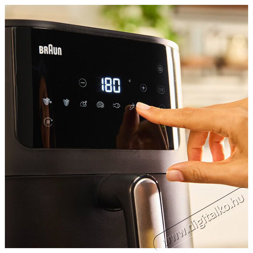 BRAUN HF5030IBK FORR&Oacute;LEVEGŐS S&Uuml;TŐ Konyhai term&eacute;kek - Konyhai kisg&eacute;p (s&uuml;t&eacute;s / főz&eacute;s / hűt&eacute;s / &eacute;telk&eacute;sz&iacute;t&eacute;s) - L&eacute;gkever&eacute;ses főzőg&eacute;p / elektromos kukta / multifunkci&oacute;s s&uuml;tő - 506667