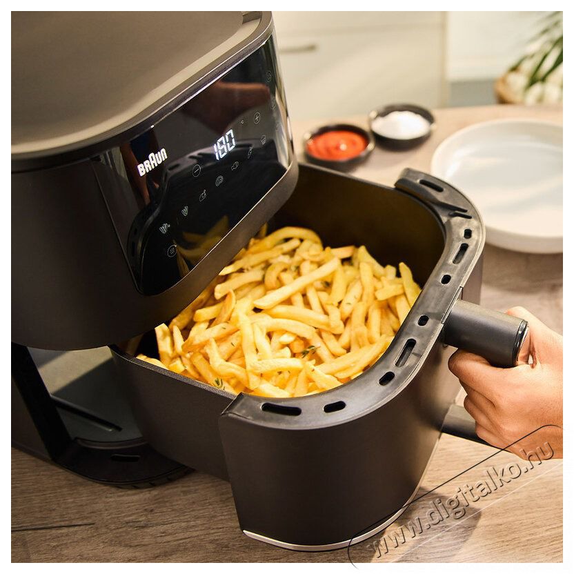 BRAUN HF5030IBK FORR&Oacute;LEVEGŐS S&Uuml;TŐ Konyhai term&eacute;kek - Konyhai kisg&eacute;p (s&uuml;t&eacute;s / főz&eacute;s / hűt&eacute;s / &eacute;telk&eacute;sz&iacute;t&eacute;s) - L&eacute;gkever&eacute;ses főzőg&eacute;p / elektromos kukta / multifunkci&oacute;s s&uuml;tő - 506667