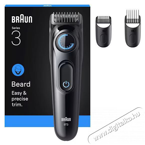 BRAUN Series 3 BT3520 Sz&eacute;ps&eacute;g&aacute;pol&aacute;s / Eg&eacute;szs&eacute;g - Haj&aacute;pol&aacute;s - Haj / szak&aacute;ll v&aacute;g&oacute;, ny&iacute;r&oacute; - 506596