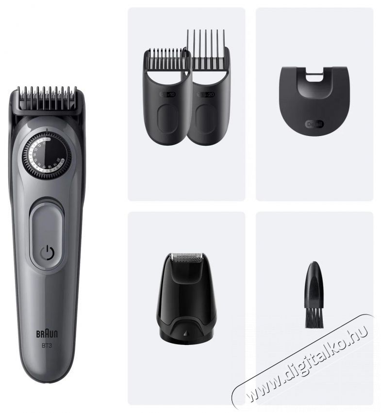 BRAUN Series 3 BT3520 Sz&eacute;ps&eacute;g&aacute;pol&aacute;s / Eg&eacute;szs&eacute;g - Haj&aacute;pol&aacute;s - Haj / szak&aacute;ll v&aacute;g&oacute;, ny&iacute;r&oacute; - 506596