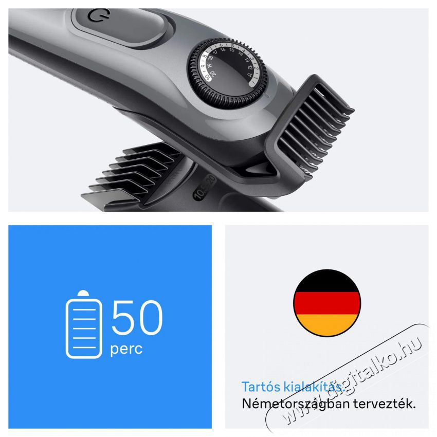 BRAUN Series 3 BT3520 Sz&eacute;ps&eacute;g&aacute;pol&aacute;s / Eg&eacute;szs&eacute;g - Haj&aacute;pol&aacute;s - Haj / szak&aacute;ll v&aacute;g&oacute;, ny&iacute;r&oacute; - 506596