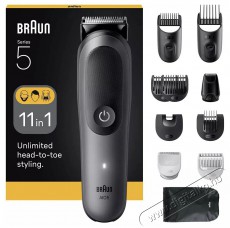 BRAUN Series 5 AIO5560 11in1 Sz&eacute;ps&eacute;g&aacute;pol&aacute;s / Eg&eacute;szs&eacute;g - Szőrtelen&iacute;tő / borotva - F&eacute;rfi borotva - 506594