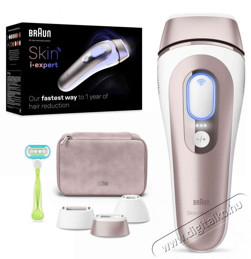 BRAUN Smart IPL Skin I&middot;Expert PL7253 + tok &eacute;s 3 fej Villan&oacute;f&eacute;nyes szőrtelen&iacute;tő Sz&eacute;ps&eacute;g&aacute;pol&aacute;s / Eg&eacute;szs&eacute;g - Szőrtelen&iacute;tő / borotva - Női szőrtelen&iacute;tő - 509835