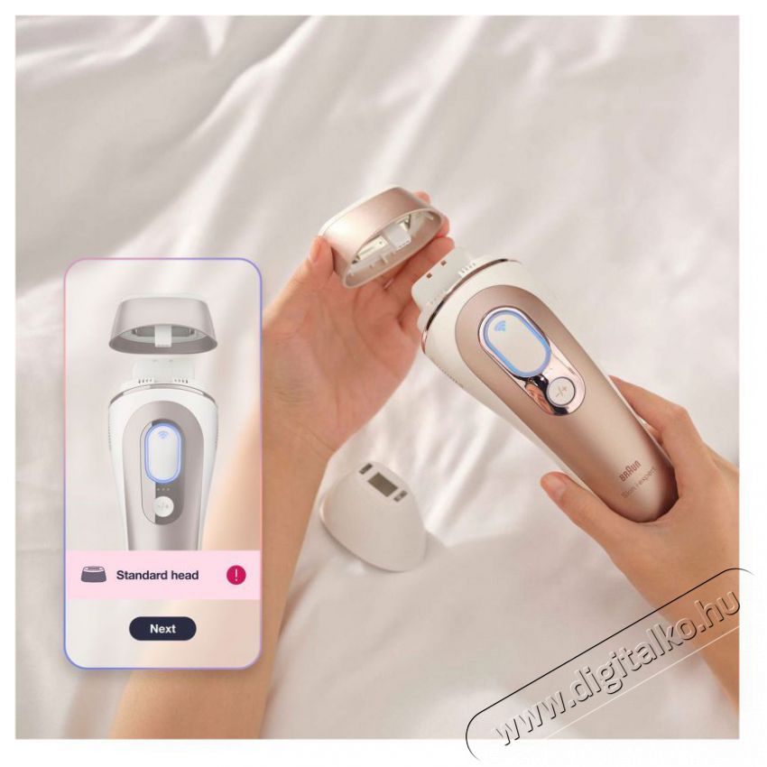 BRAUN Smart IPL Skin I&middot;Expert PL7253 + tok &eacute;s 3 fej Villan&oacute;f&eacute;nyes szőrtelen&iacute;tő Sz&eacute;ps&eacute;g&aacute;pol&aacute;s / Eg&eacute;szs&eacute;g - Szőrtelen&iacute;tő / borotva - Női szőrtelen&iacute;tő - 509835