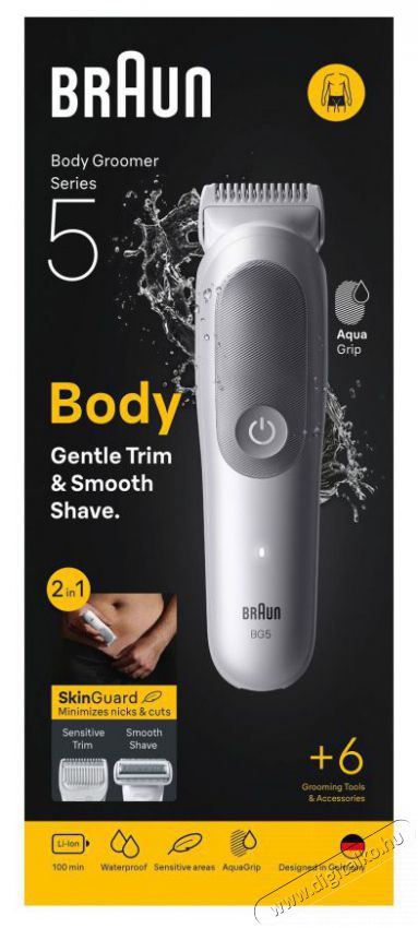 BRAUN Series 5 BG5550 Sz&eacute;ps&eacute;g&aacute;pol&aacute;s / Eg&eacute;szs&eacute;g - Haj&aacute;pol&aacute;s - Haj / szak&aacute;ll v&aacute;g&oacute;, ny&iacute;r&oacute; - 510444