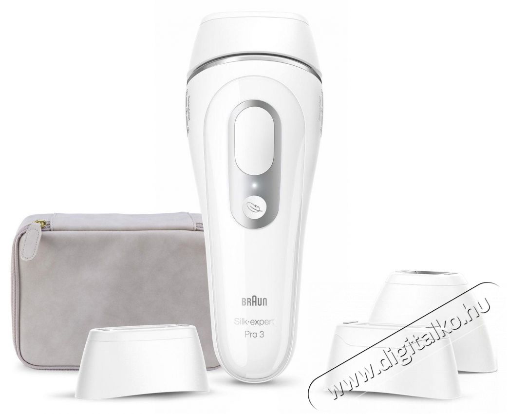 BRAUN IPL Silk-expert Pro 3 PL3230 + tok &eacute;s 3 fej Sz&eacute;ps&eacute;g&aacute;pol&aacute;s / Eg&eacute;szs&eacute;g - Szőrtelen&iacute;tő / borotva - Női szőrtelen&iacute;tő - 511817